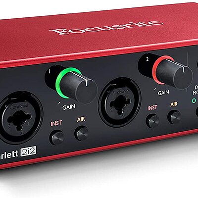 Scarlett Audio - USB interface with 2 inputs and outputs
