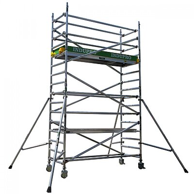 Aluminium scaffold rolling tower L: 2.5 x W:1.45 x H:6.70